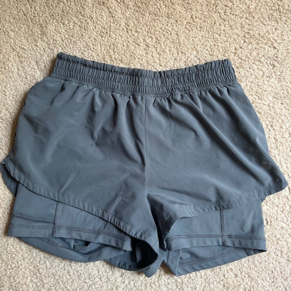 Gilly Hicks Women's Athletic Shorts in Slate Gray
